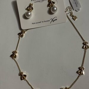 PARK LANE BEE and Pearls Set